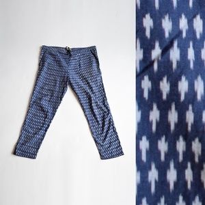 Matta Summer Pants XS Cotton Pants XS Navy Blue Pants XS Tapered Pants xs